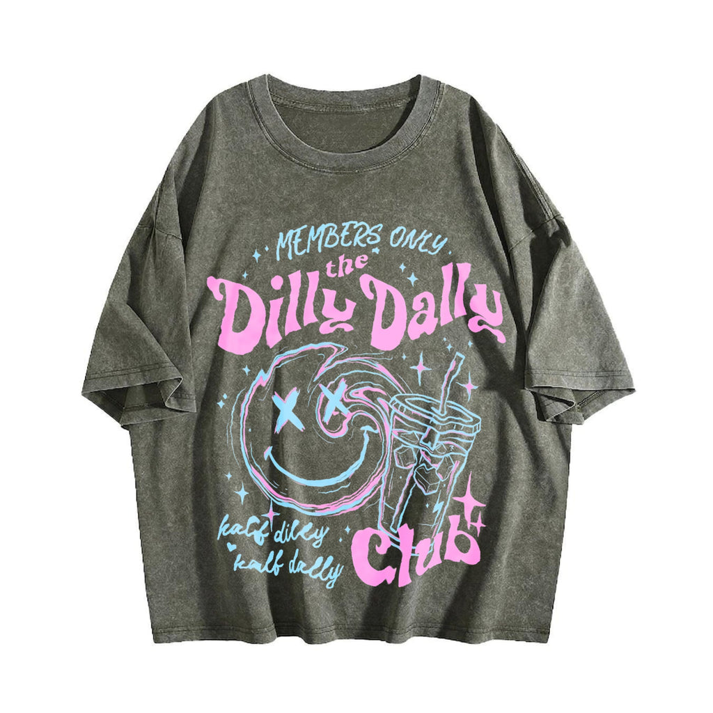 Dilly Dally Club Vintage Washed T-Shirt product image 4