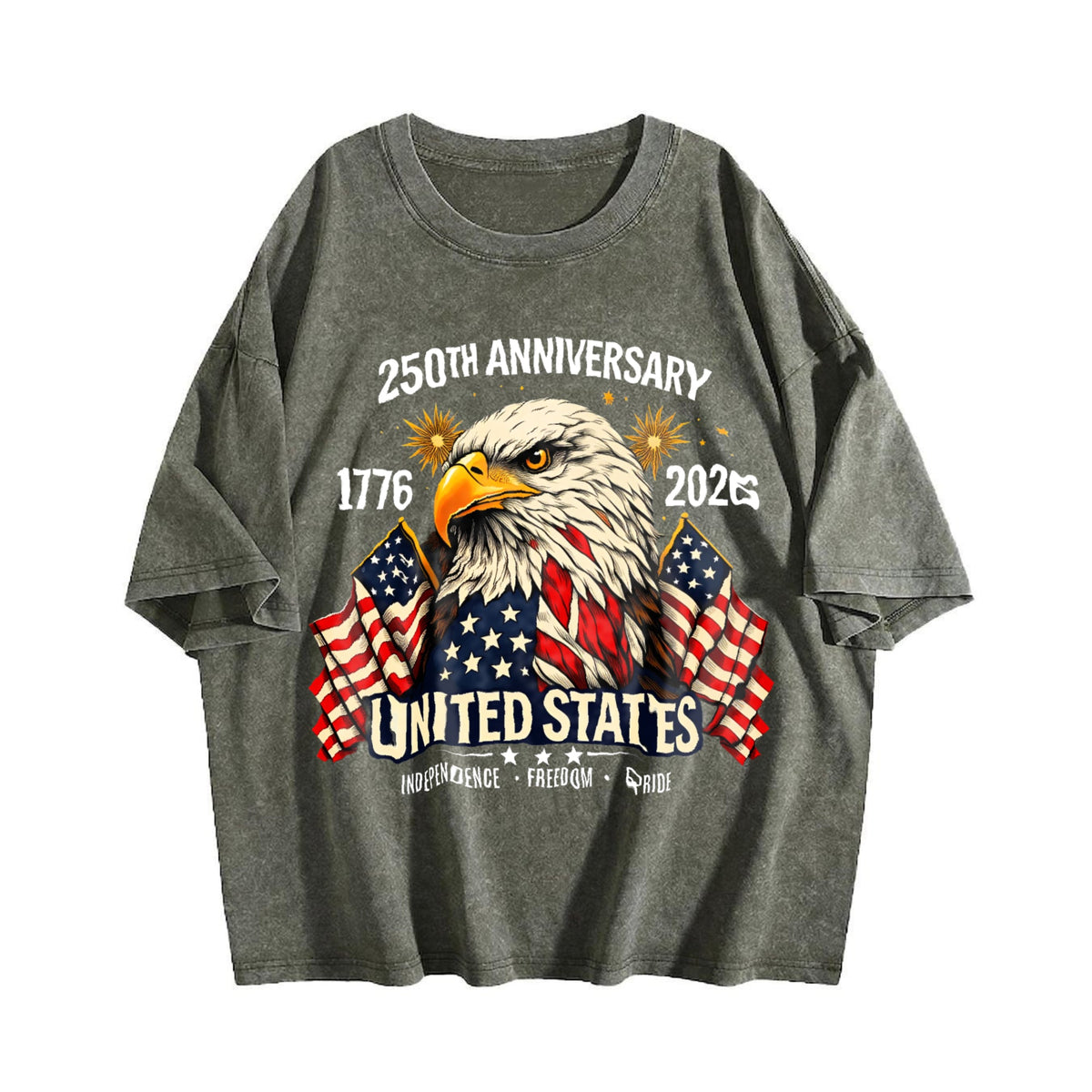 250th Anniversary United States Vintage Washed T-Shirt product image 4
