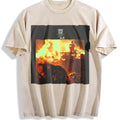 Burning City Doll Scene Vintage Washed T-Shirt product image 1