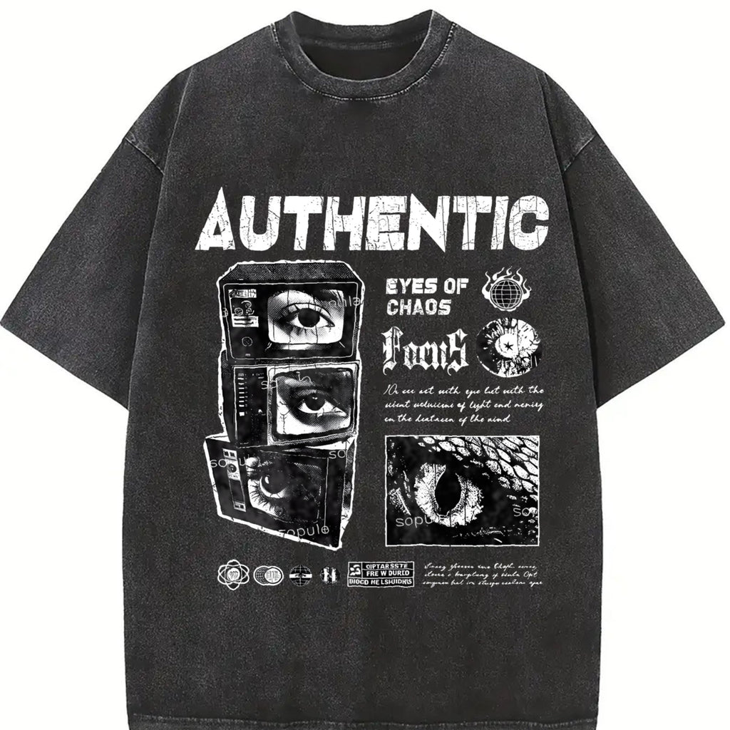 Authentic Eyes Of Chaos Vintage Washed T-Shirt product image 2