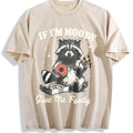 Raccoon If I'm Moody Give Me Foody Vintage Washed T-Shirt product image 1