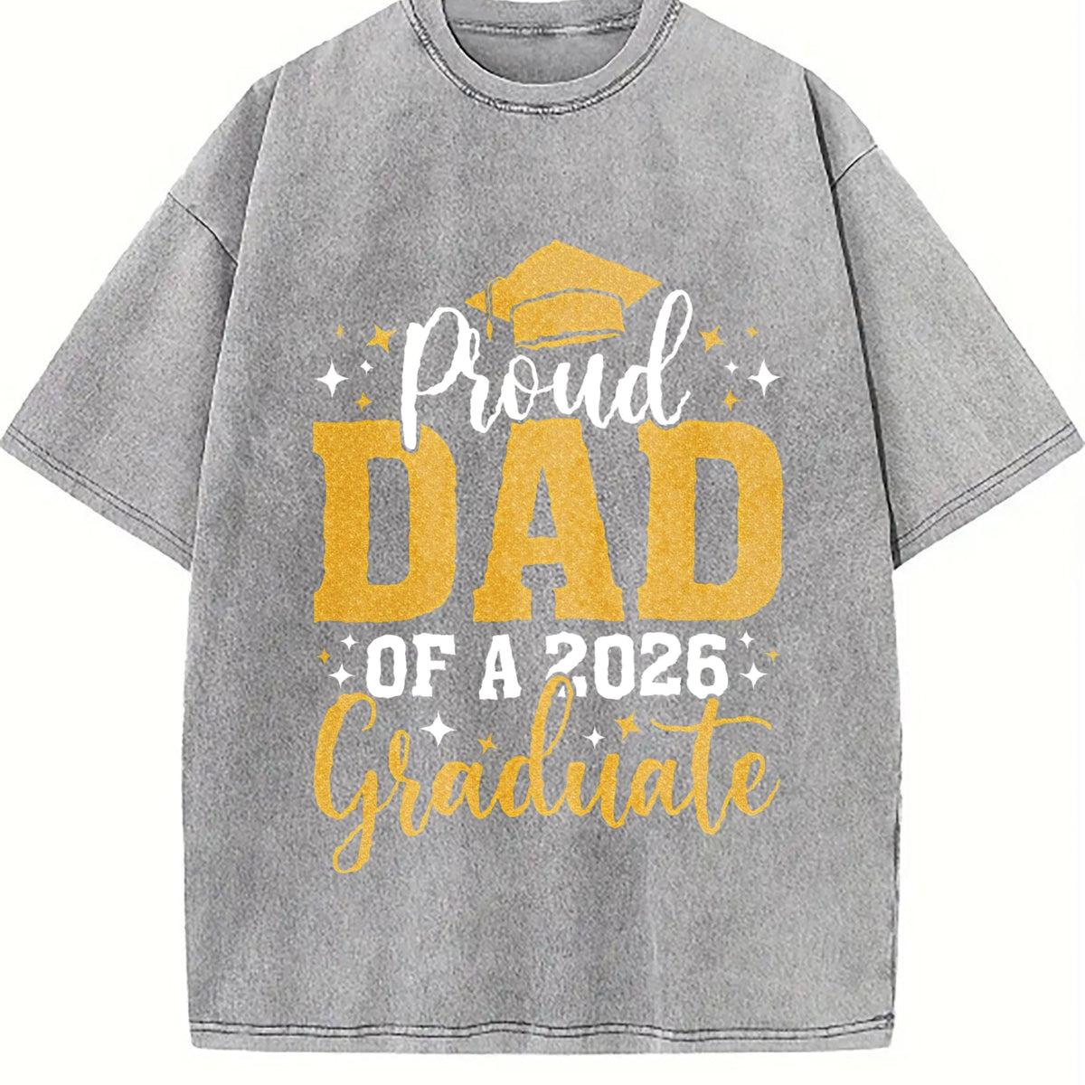 Dad Senior 2026 Proud Of A Class Of Graduate Vintage Washed product image 5