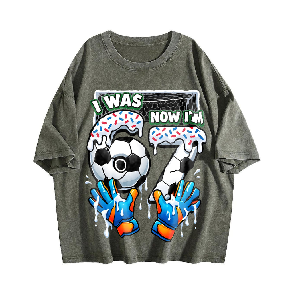 Global Soccer Fan Vintage Washed T-Shirt product image 4