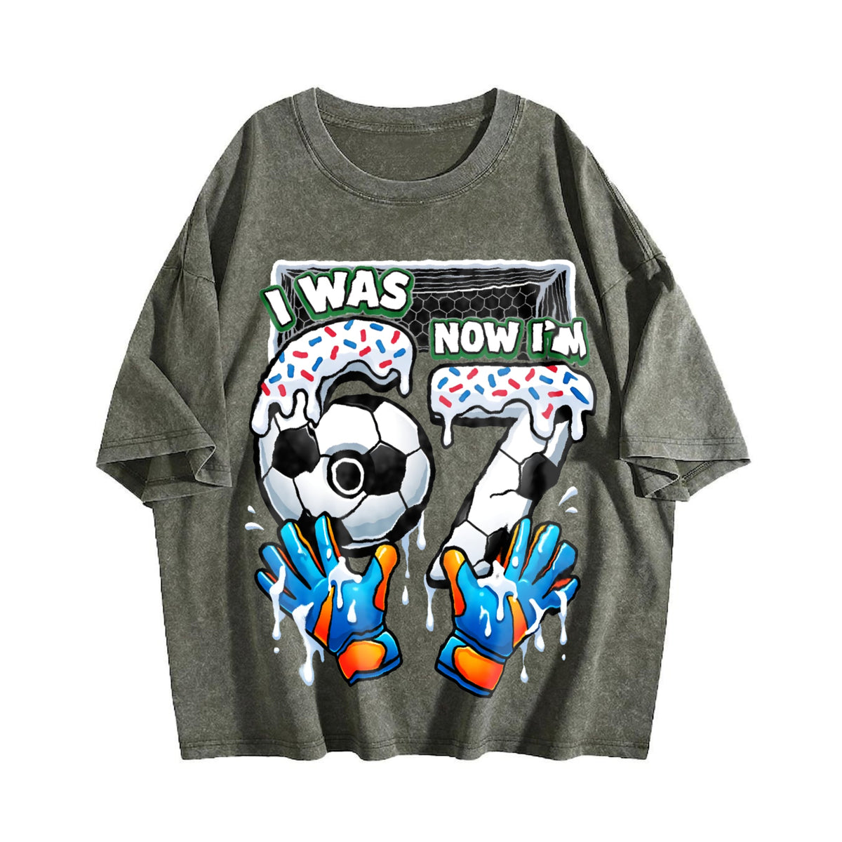 Global Soccer Fan Vintage Washed T-Shirt product image 4