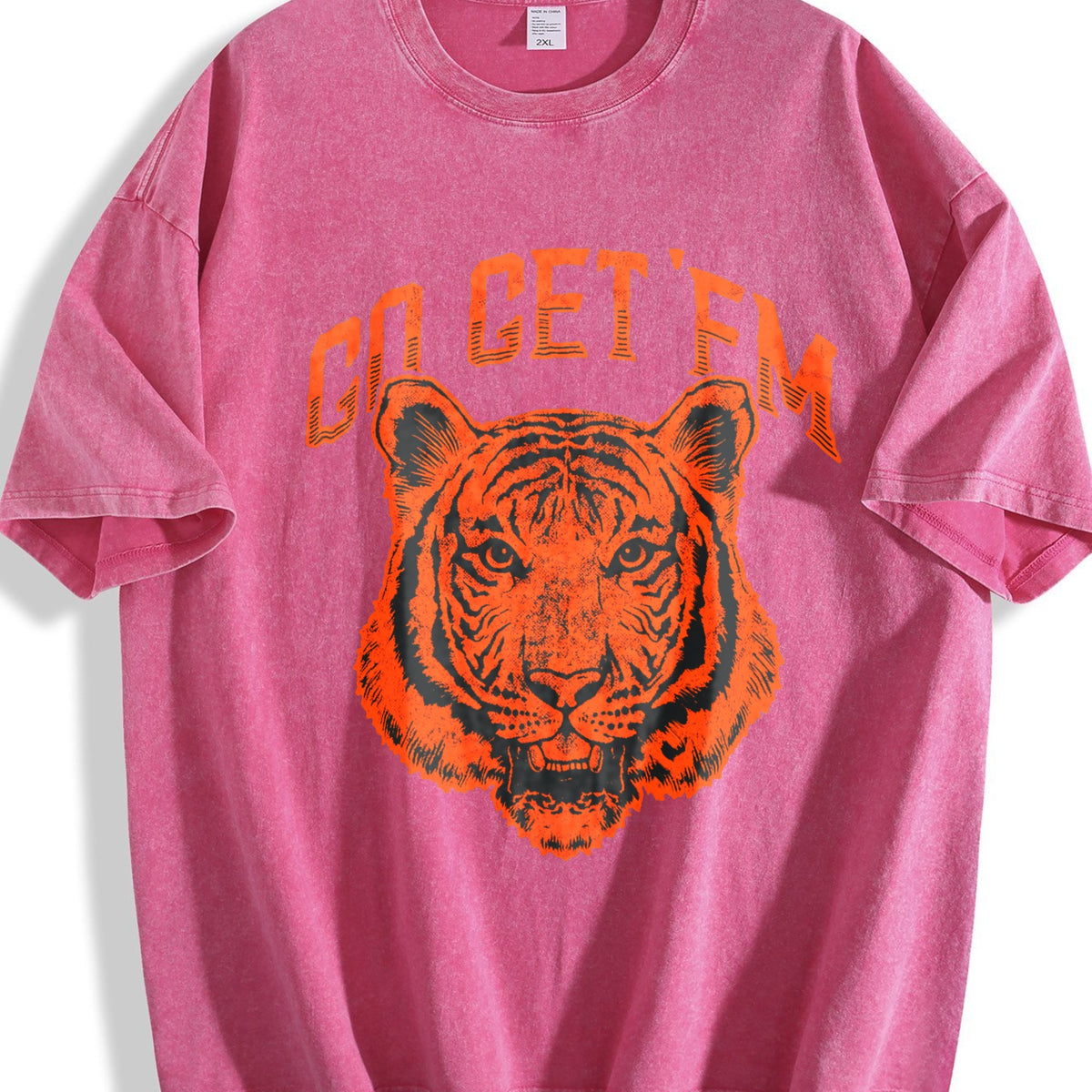 Go Get Em Tiger Funny Motivational Big Cat Cute Vintage product image 7