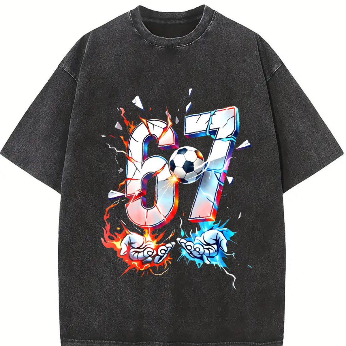 Global Soccer Fan Vintage Washed T-Shirt product image 2