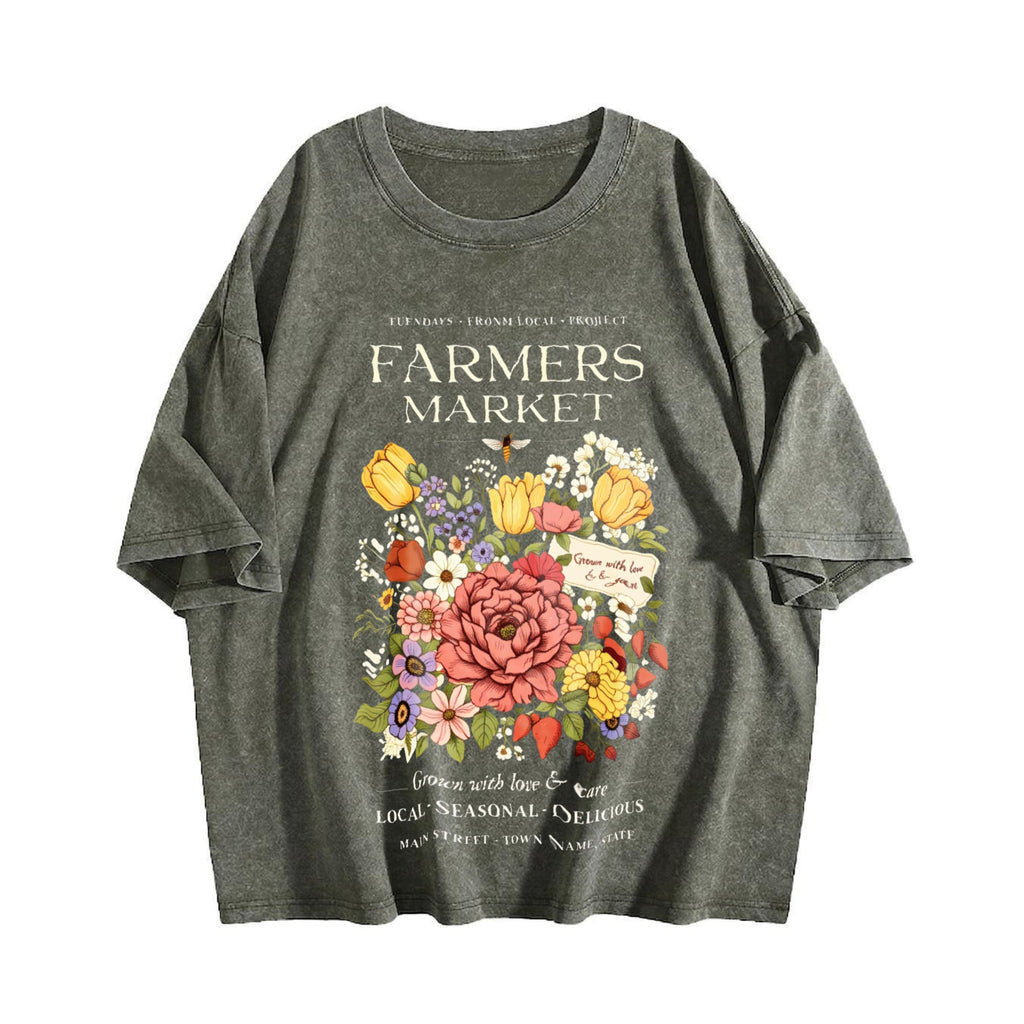 Farmers Market Vintage Washed T-Shirt product image 4