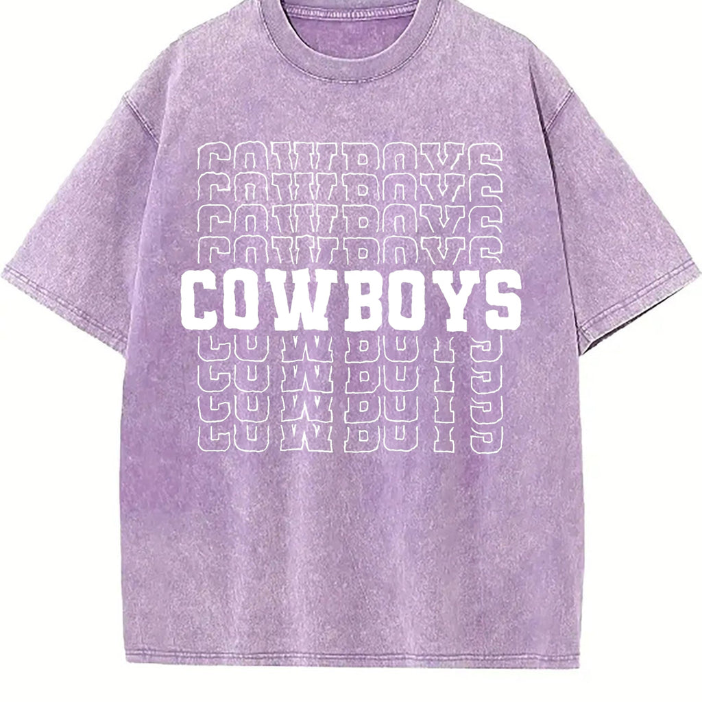 Cowboys Family Team Mascot Vintage Washed T-Shirt product image 6