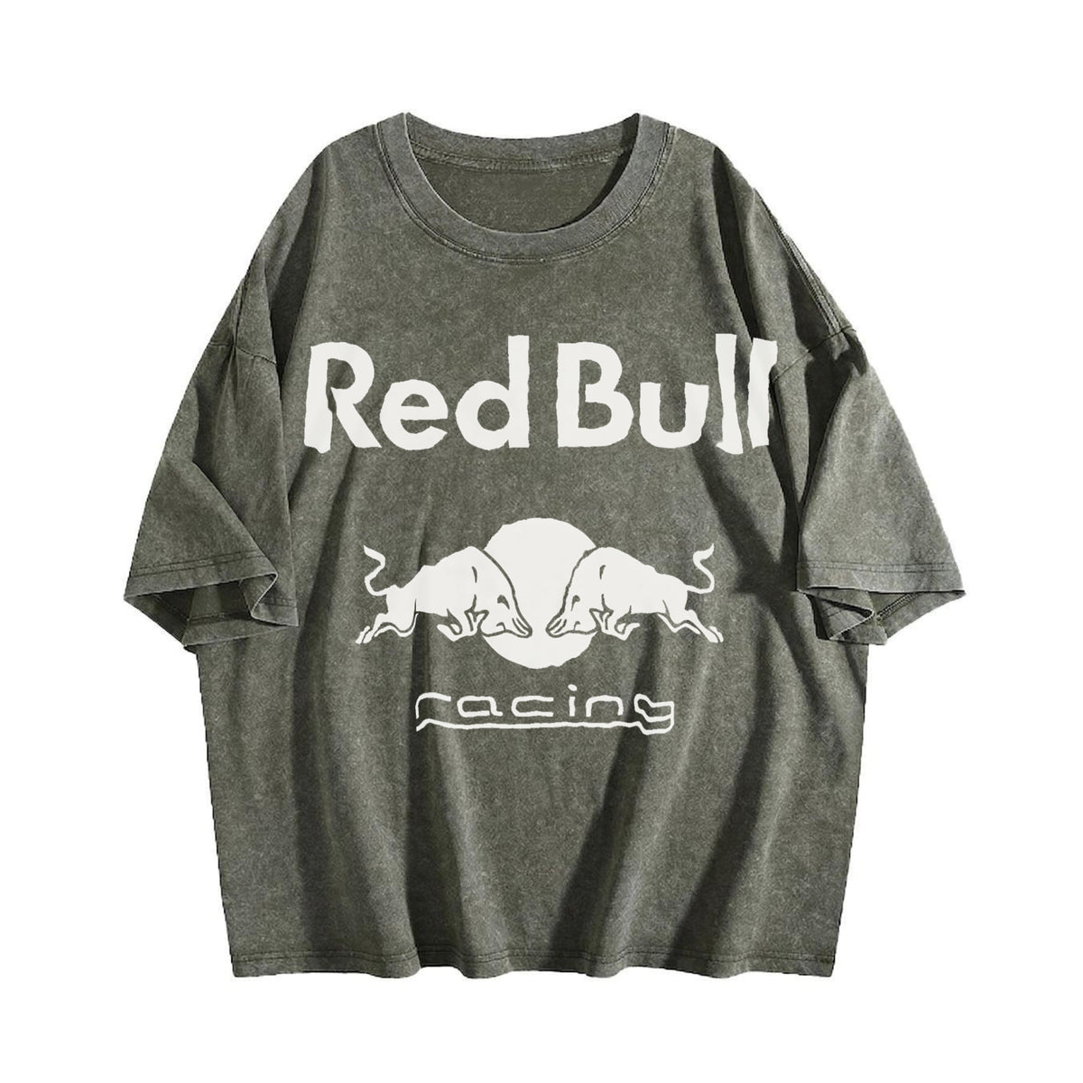 Black White Racing Best Vintage Washed T-Shirt product image 4