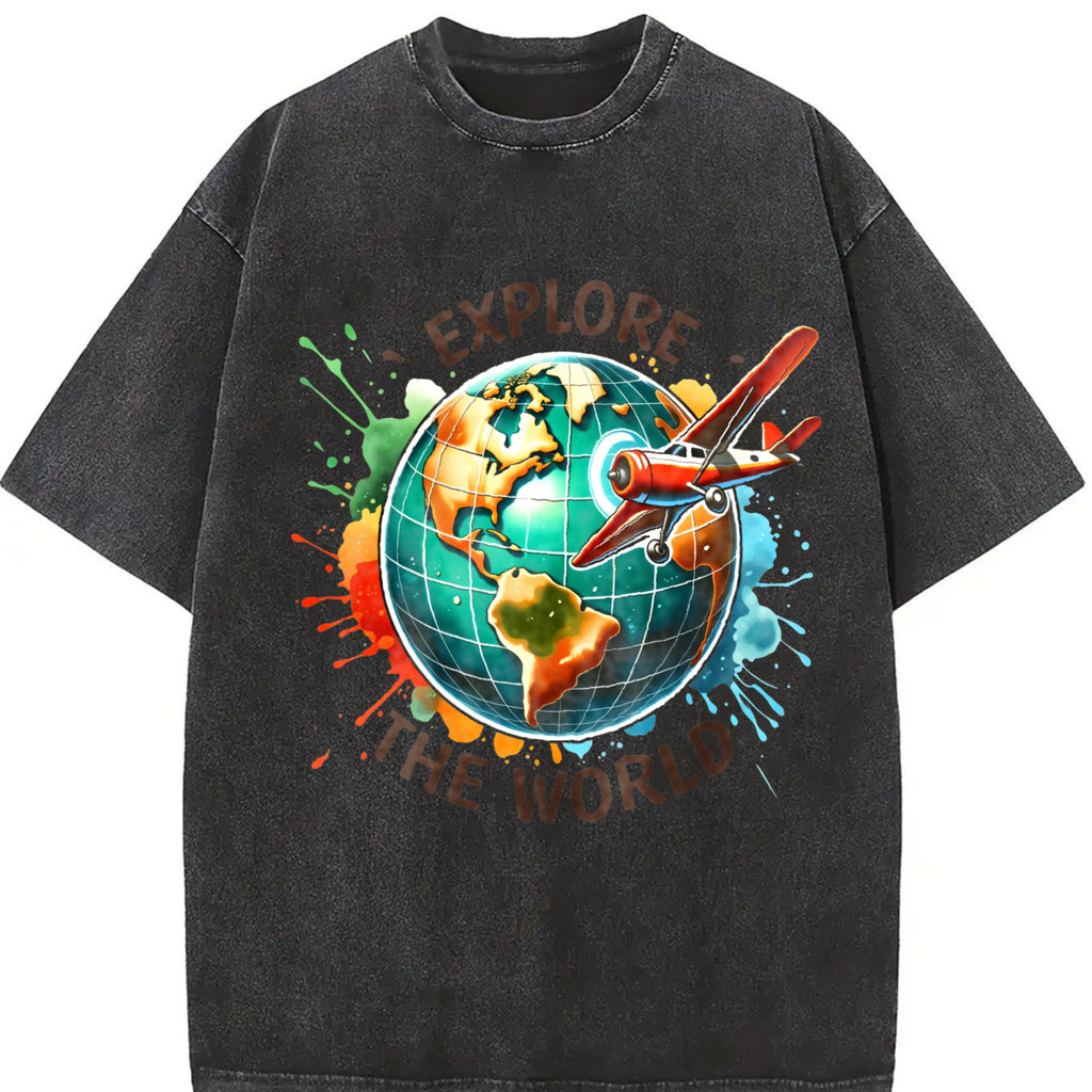Global Soccer Fan Vintage Washed T-Shirt product image 2