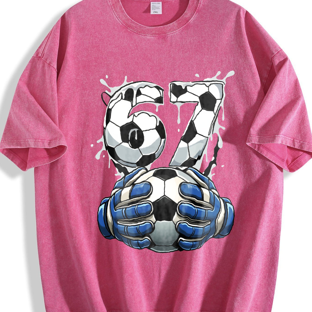 Global Soccer Fan Vintage Washed T-Shirt product image 7