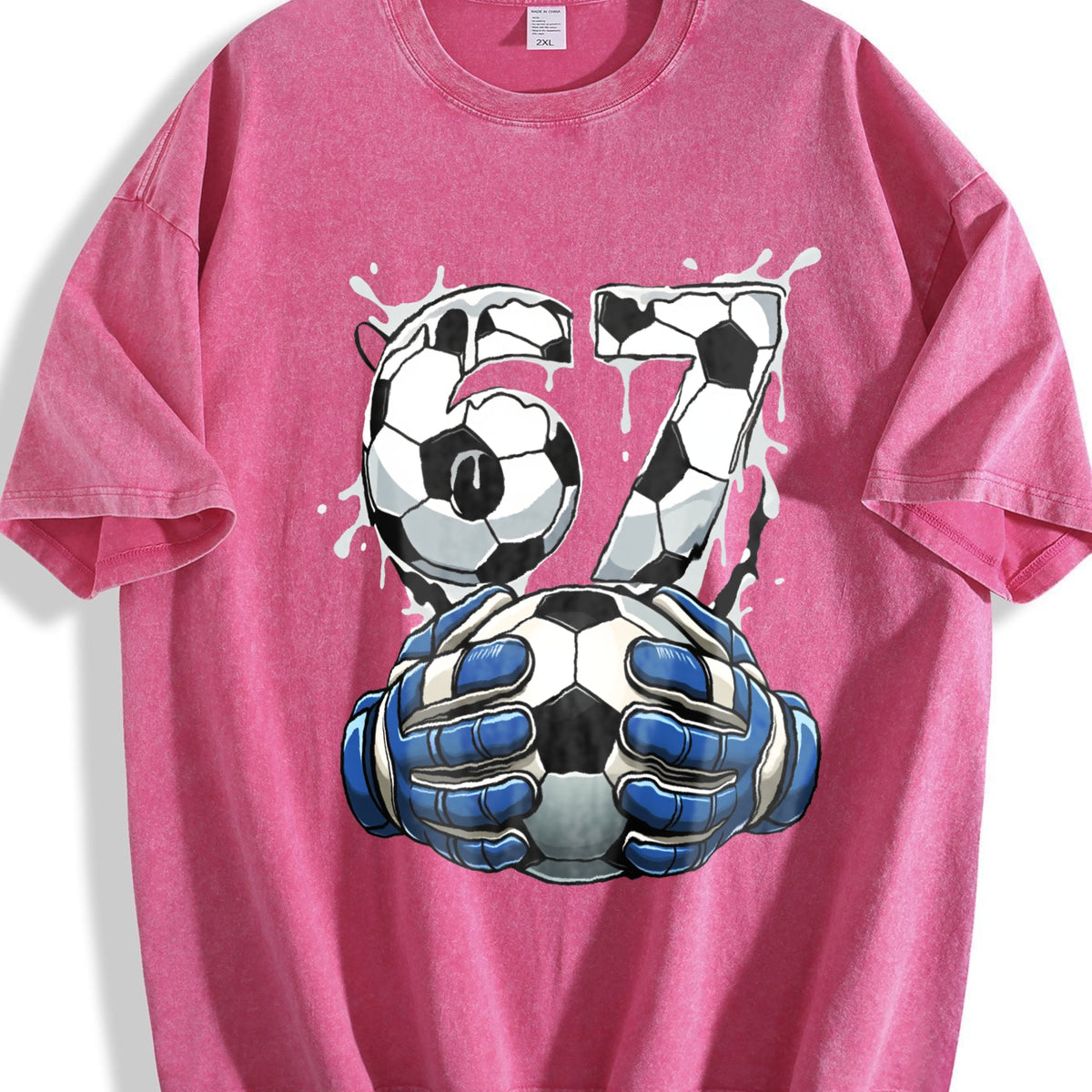Global Soccer Fan Vintage Washed T-Shirt product image 7