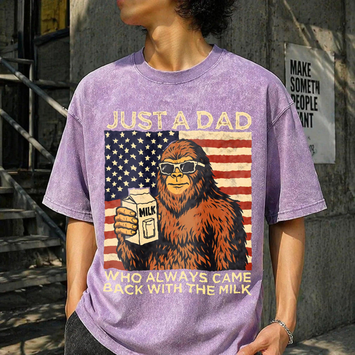 Funny Fathers Day Vintage Washed T-Shirt product image 6