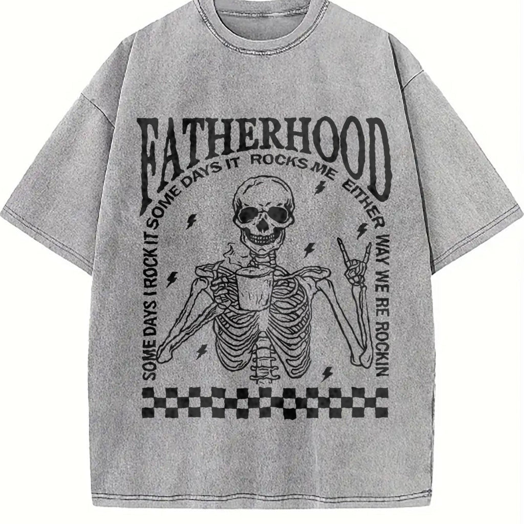 Fatherhood Vintage Washed T-Shirt product image 5