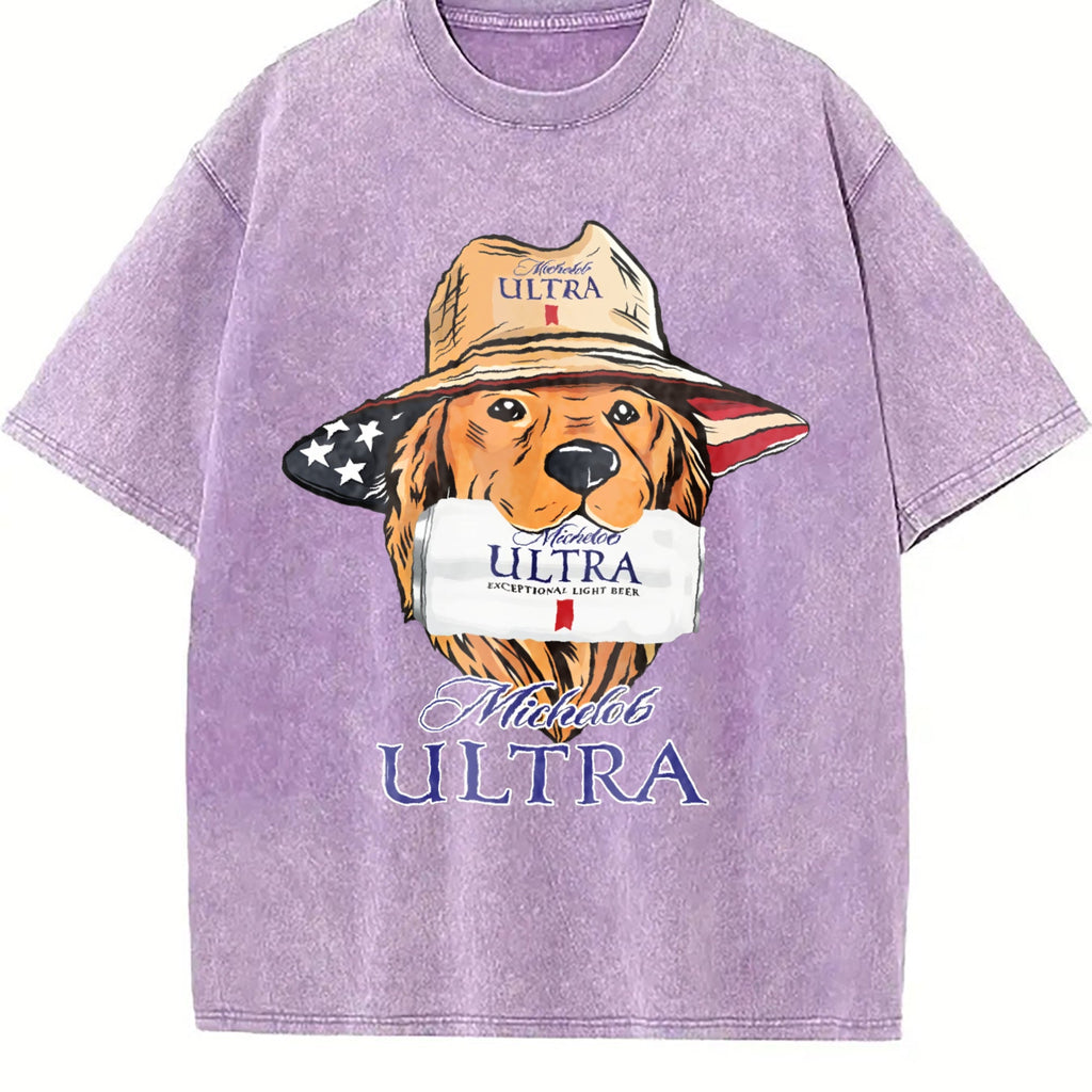 Michelob Ultra American Dog Vintage Washed T-Shirt product image 6