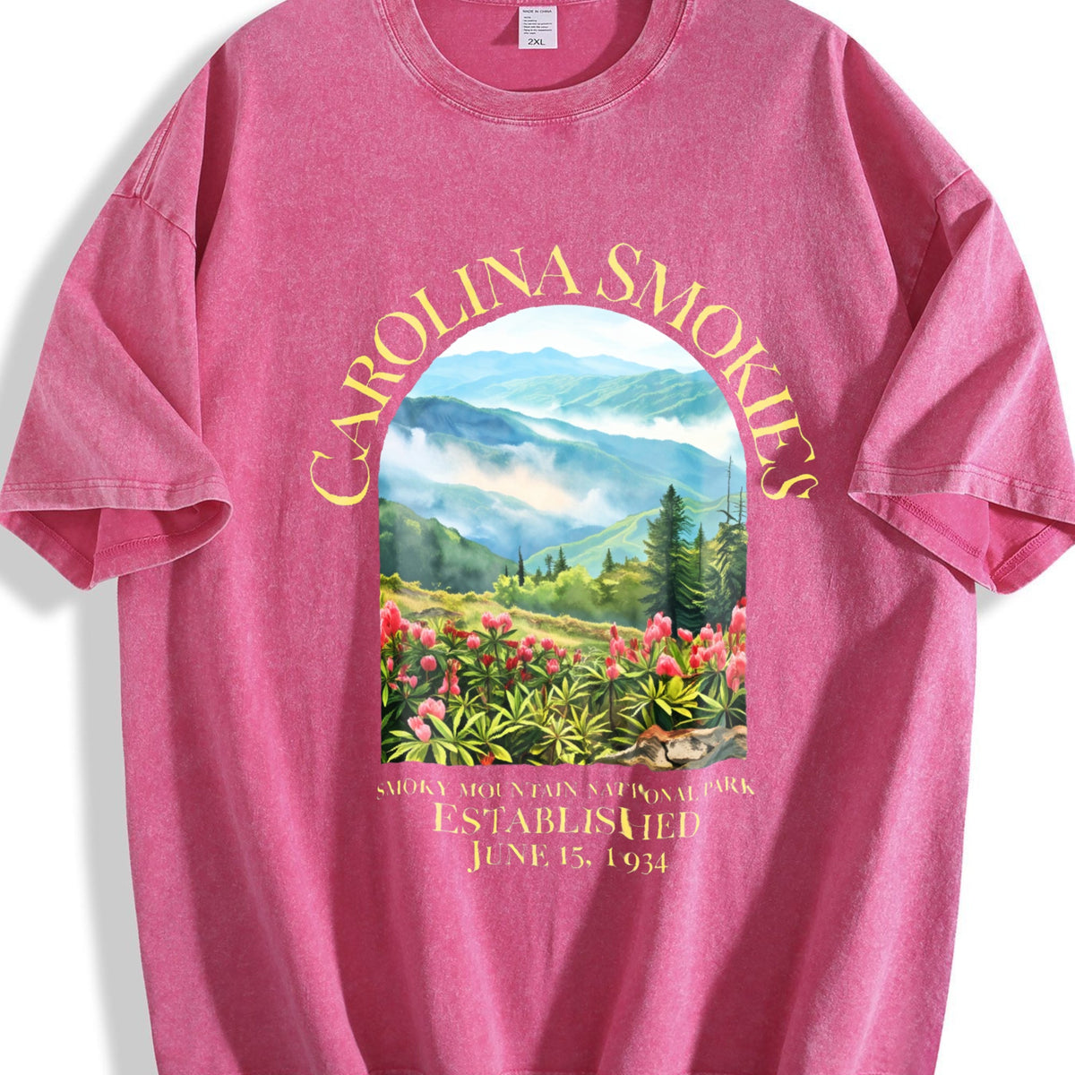 North Carolina Smoky Mountain National Park Vintage Washed product image 7