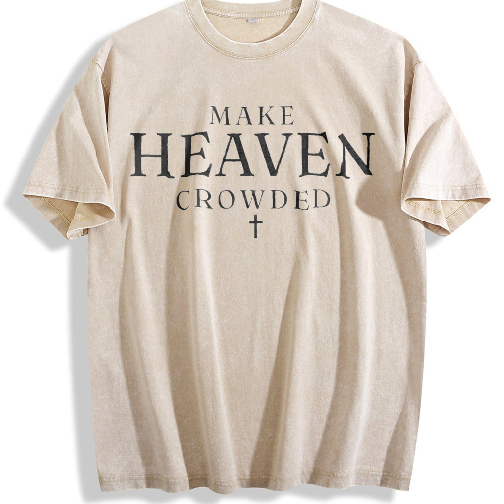 Make Heaven Crowded Vintage Washed T-Shirt product image 1