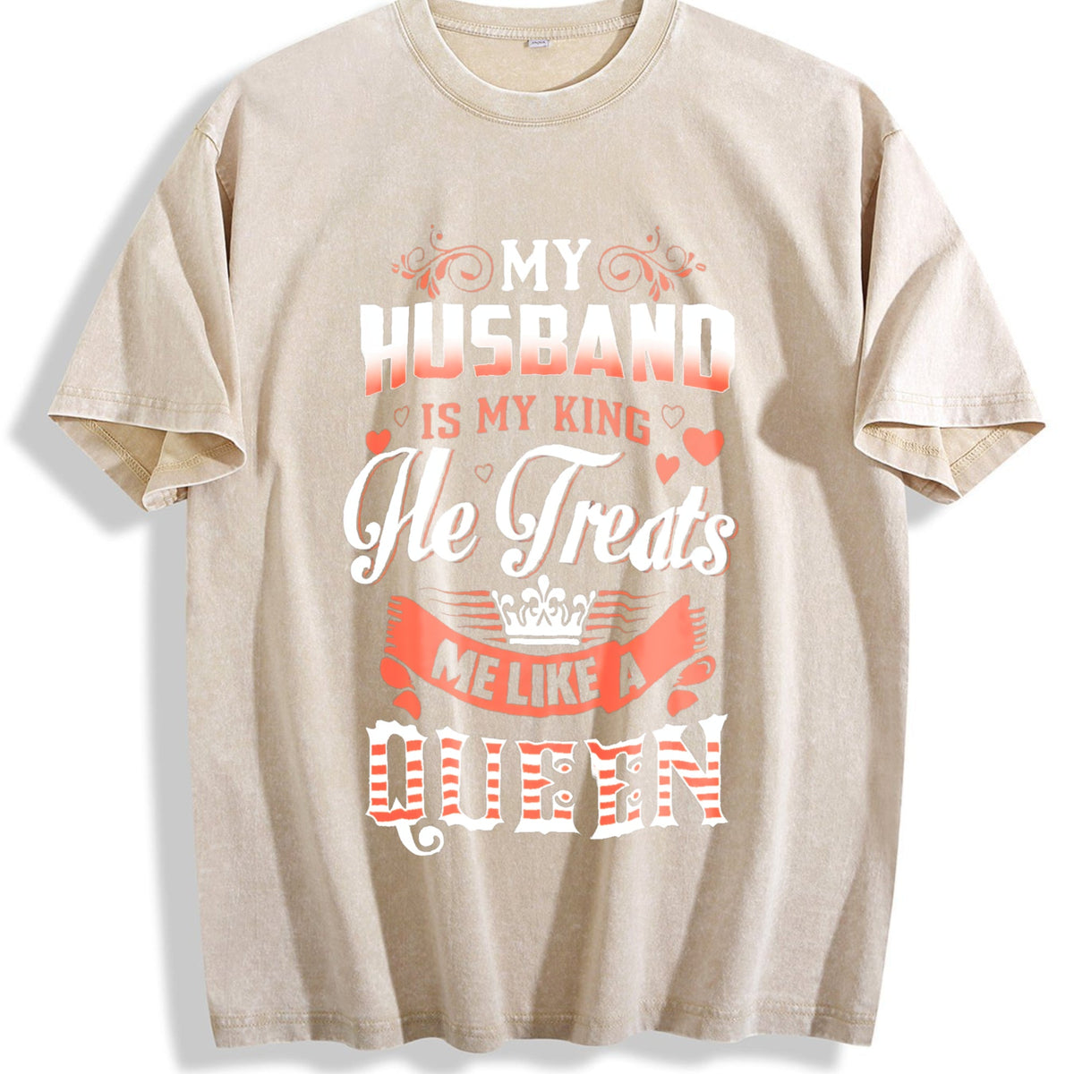 Funny Daughter Wife Slogan Vintage Washed T-Shirt product image 1