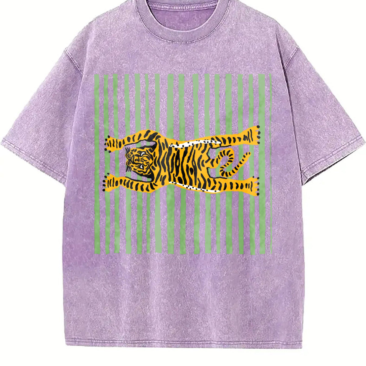 Tiger Beach Towel: Tropical Poolside Blanket Vintage Washed T-Shirt