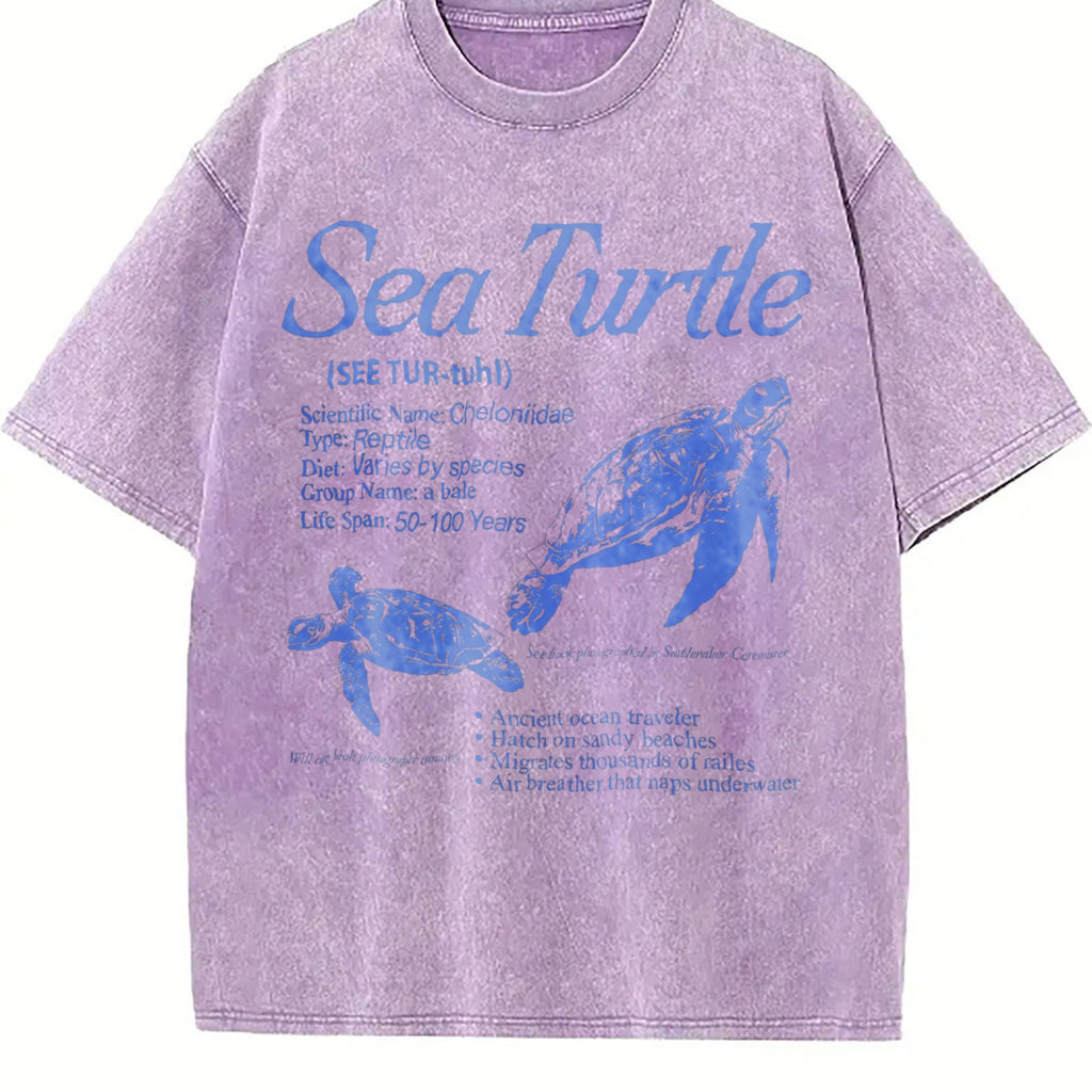 Sea Turtle 90s Vintage Washed T-Shirt product image 6