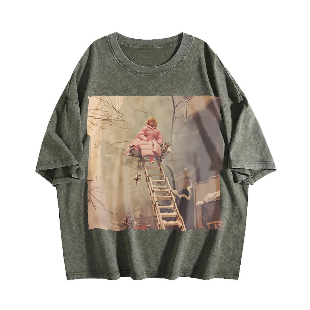 Doll on a Stairway Vintage Washed T-Shirt product image 4
