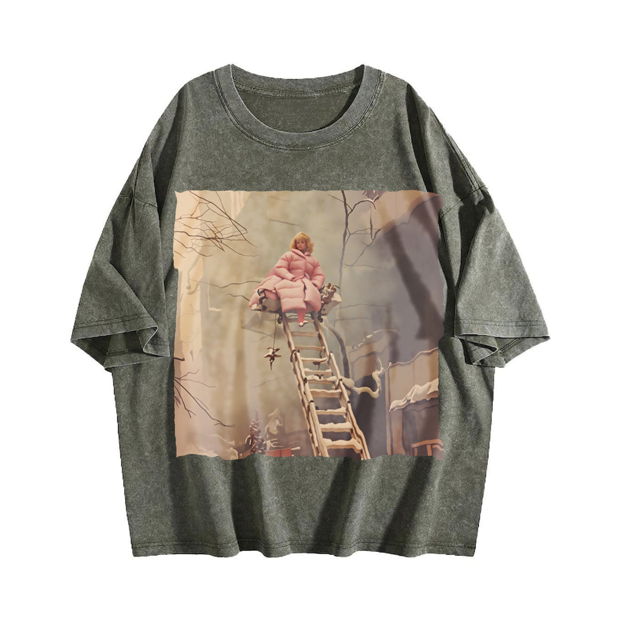 Doll on a Stairway Vintage Washed T-Shirt product image 4