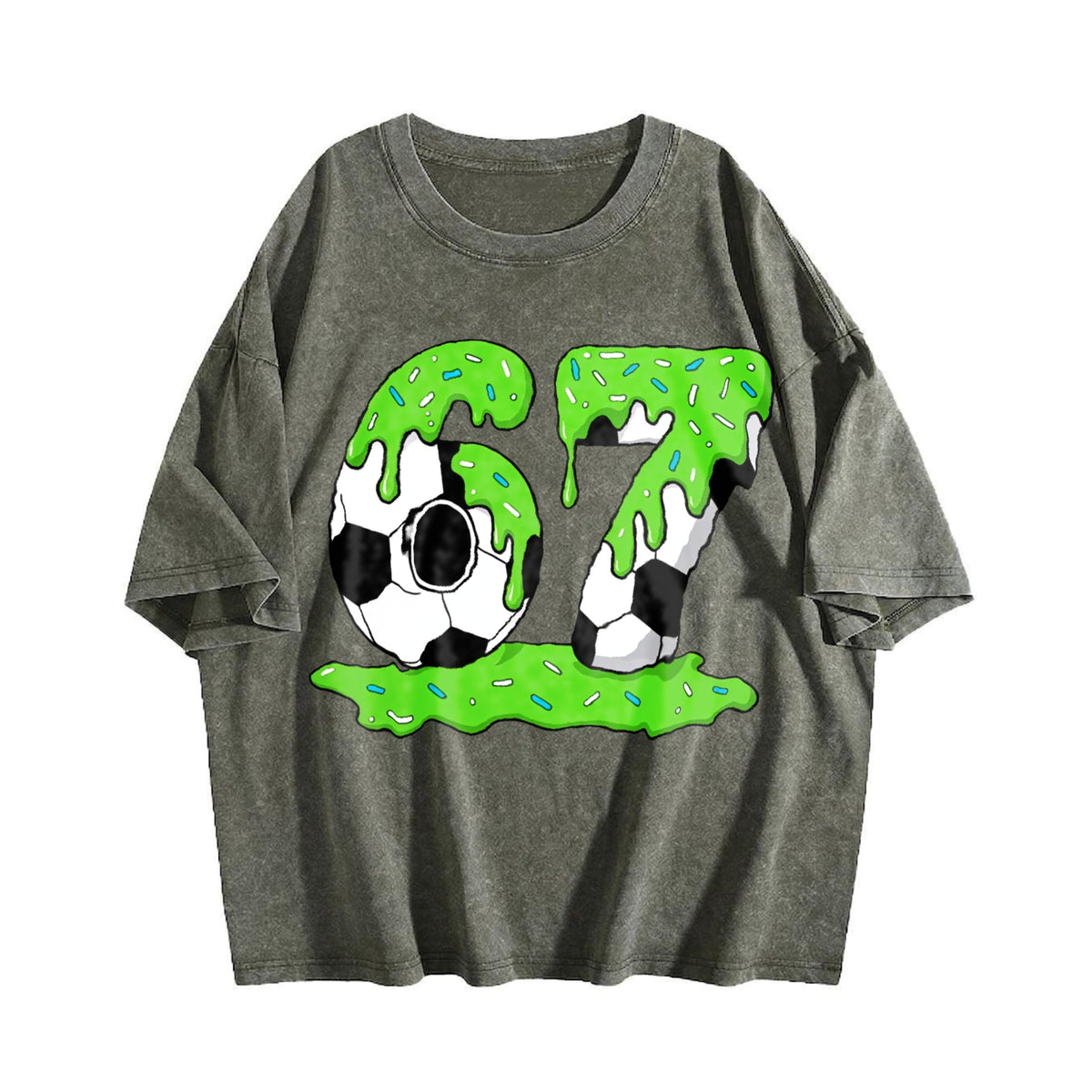 Global Soccer Fan Vintage Washed T-Shirt product image 4