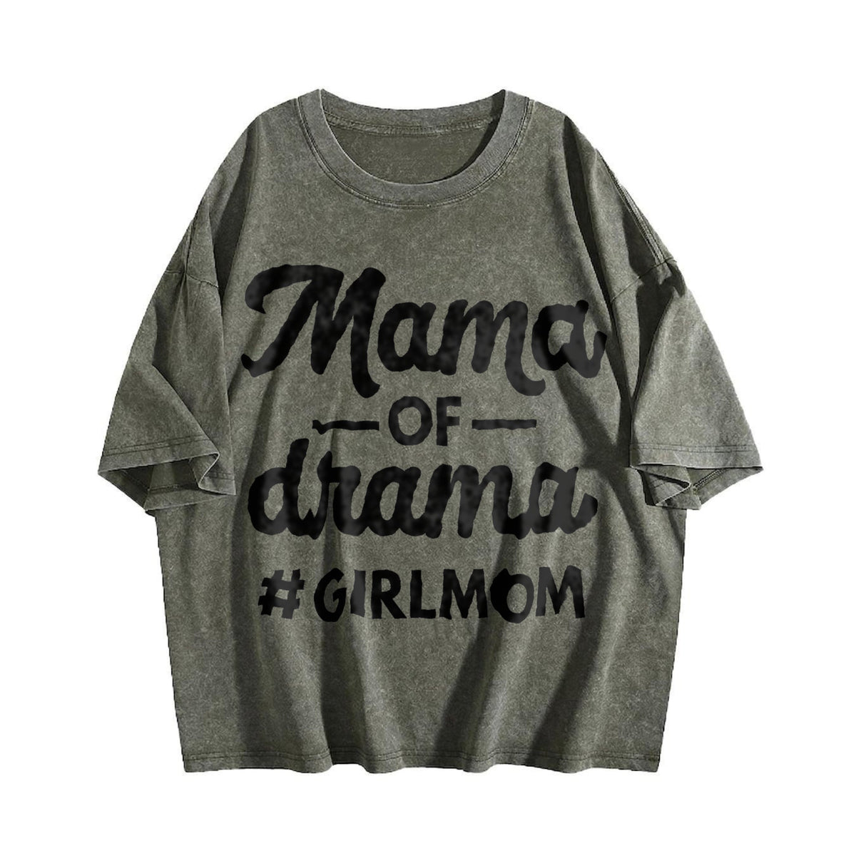 Mama Of Drama Vintage Washed T-Shirt product image 4