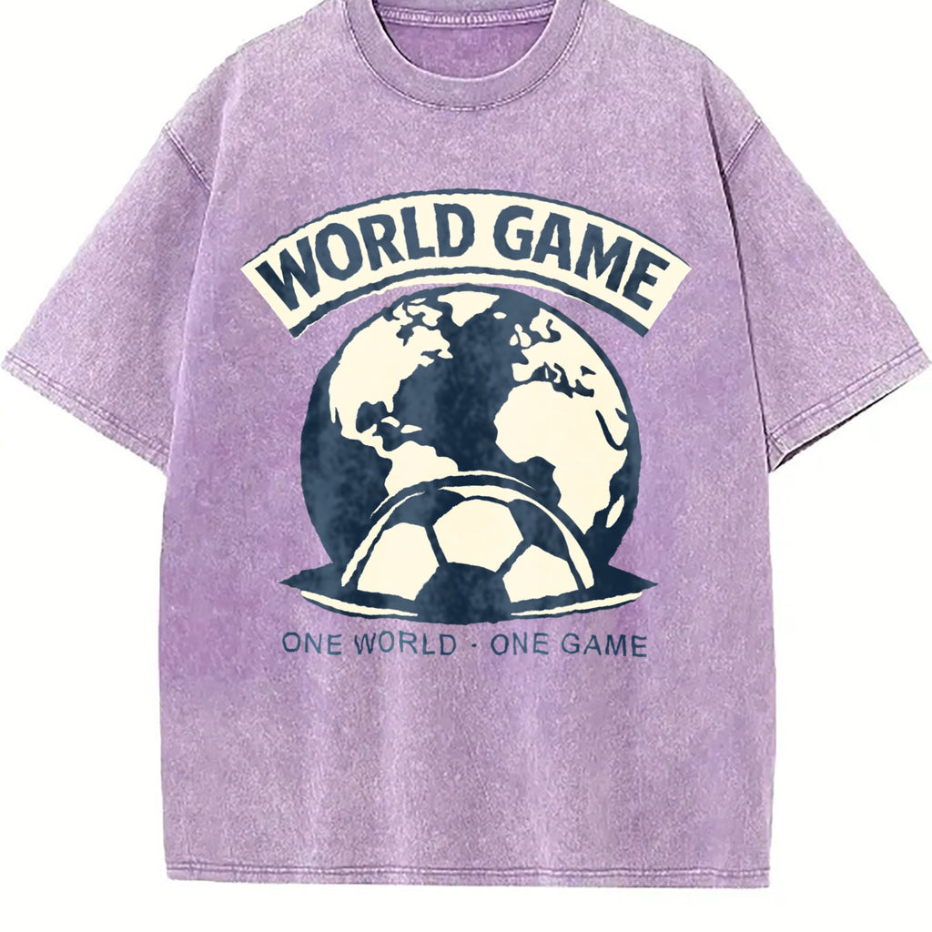Global Soccer Fan Vintage Washed T-Shirt product image 6
