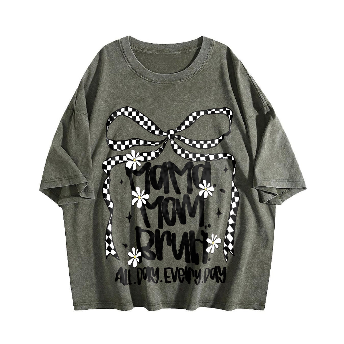 Mama Mommy Mom Vintage Washed T-Shirt product image 4