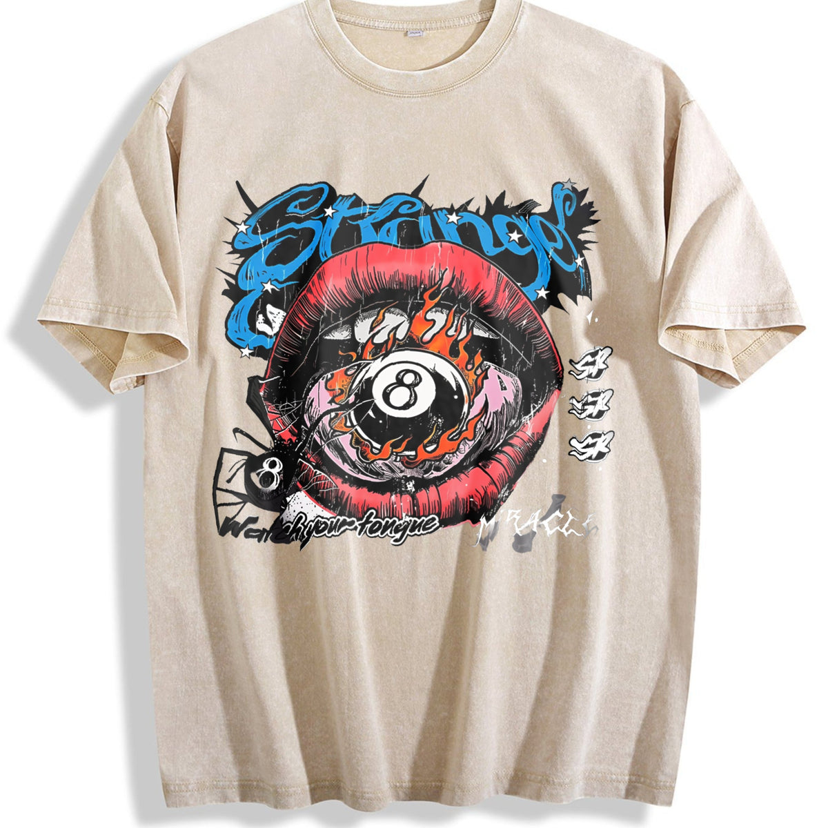 8 Lips Vintage Washed T-Shirt product image 1