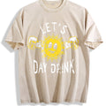 Lets Day Drink Funny Drunken Sunny Booze Drinking Vintage product image 1