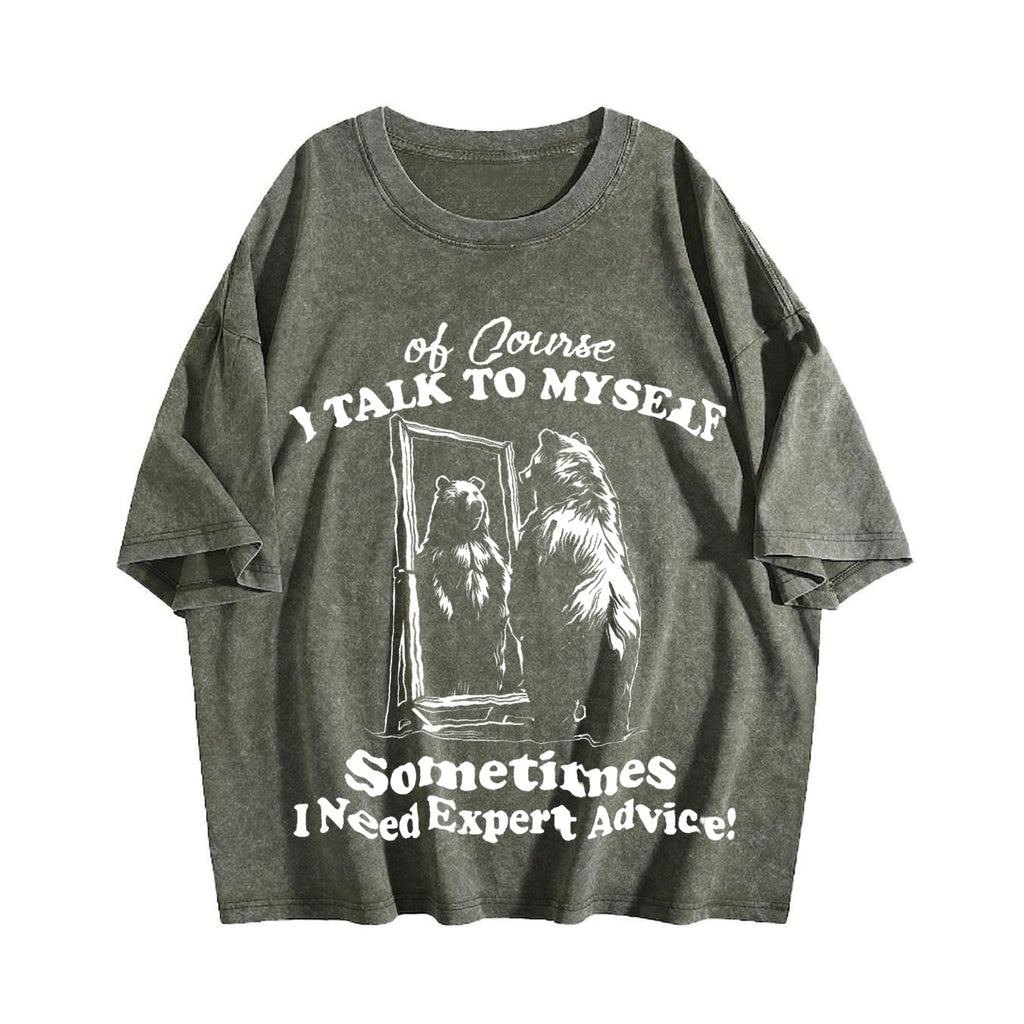 Bear Self Love 90s Vintage Washed T-Shirt product image 4