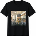 Funny Gym Hamster Selfie Cotton T-Shirt product image 1
