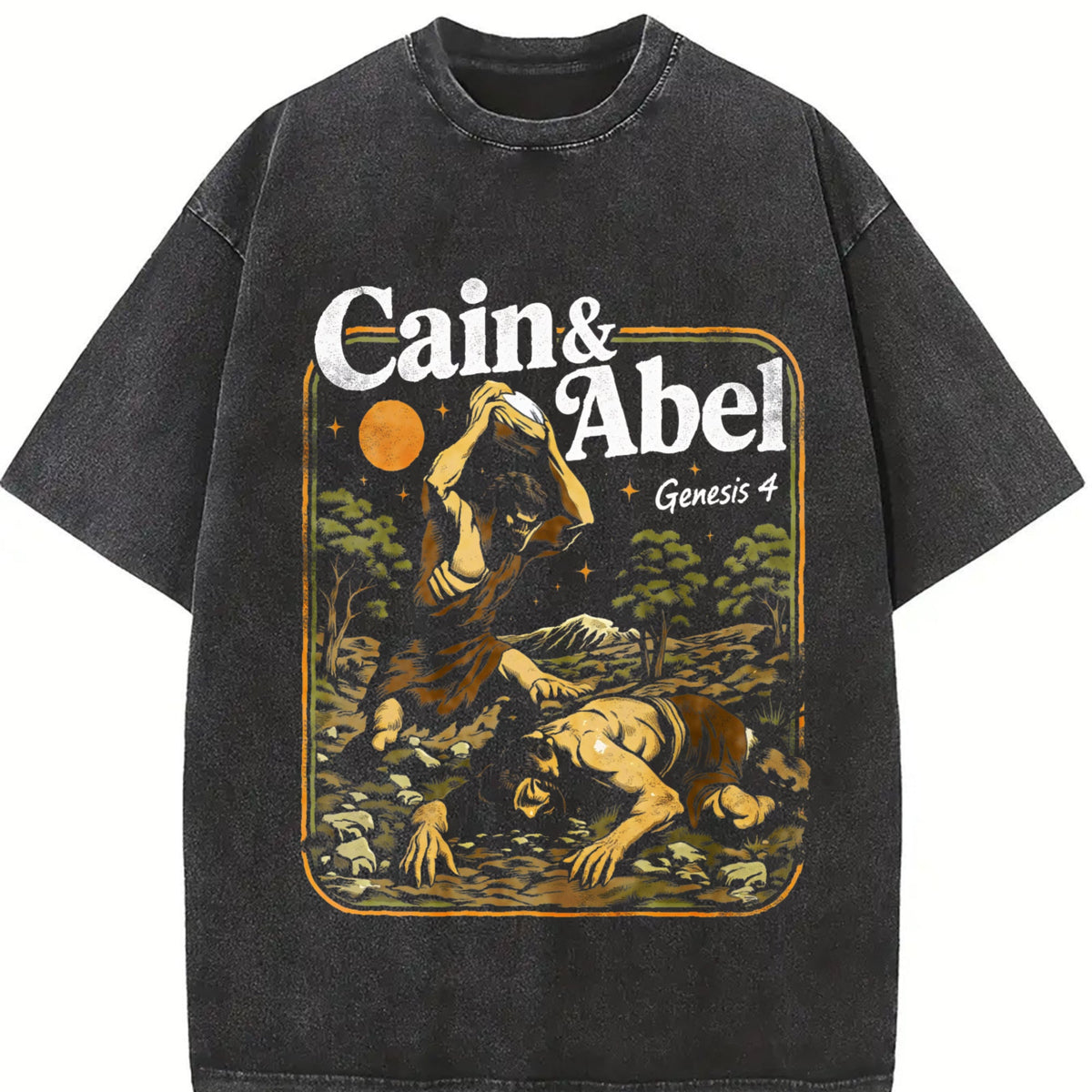 Cain And Abel Christian Bible Story Genesis Faith Vintage product image 2