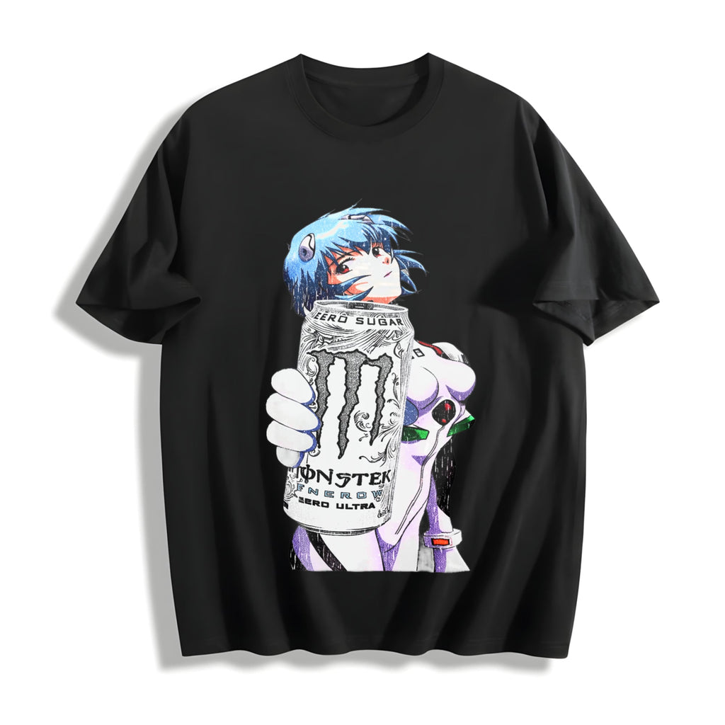 Rei Ayanami X Monster Cotton T-Shirt product image 1