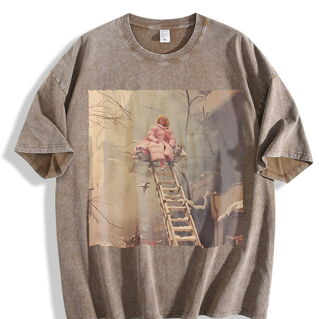 Doll on a Stairway Vintage Washed T-Shirt product image 3