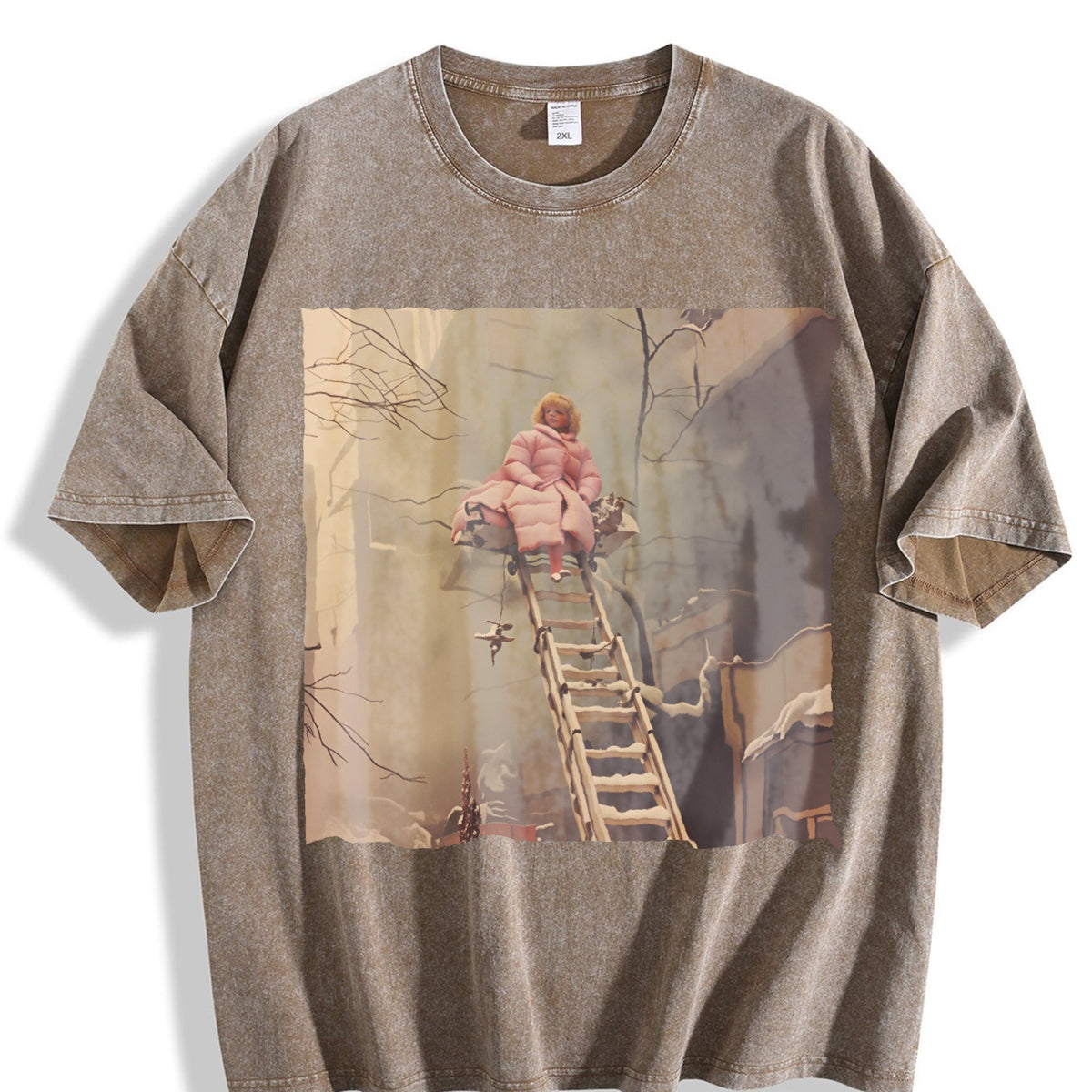 Doll on a Stairway Vintage Washed T-Shirt product image 3