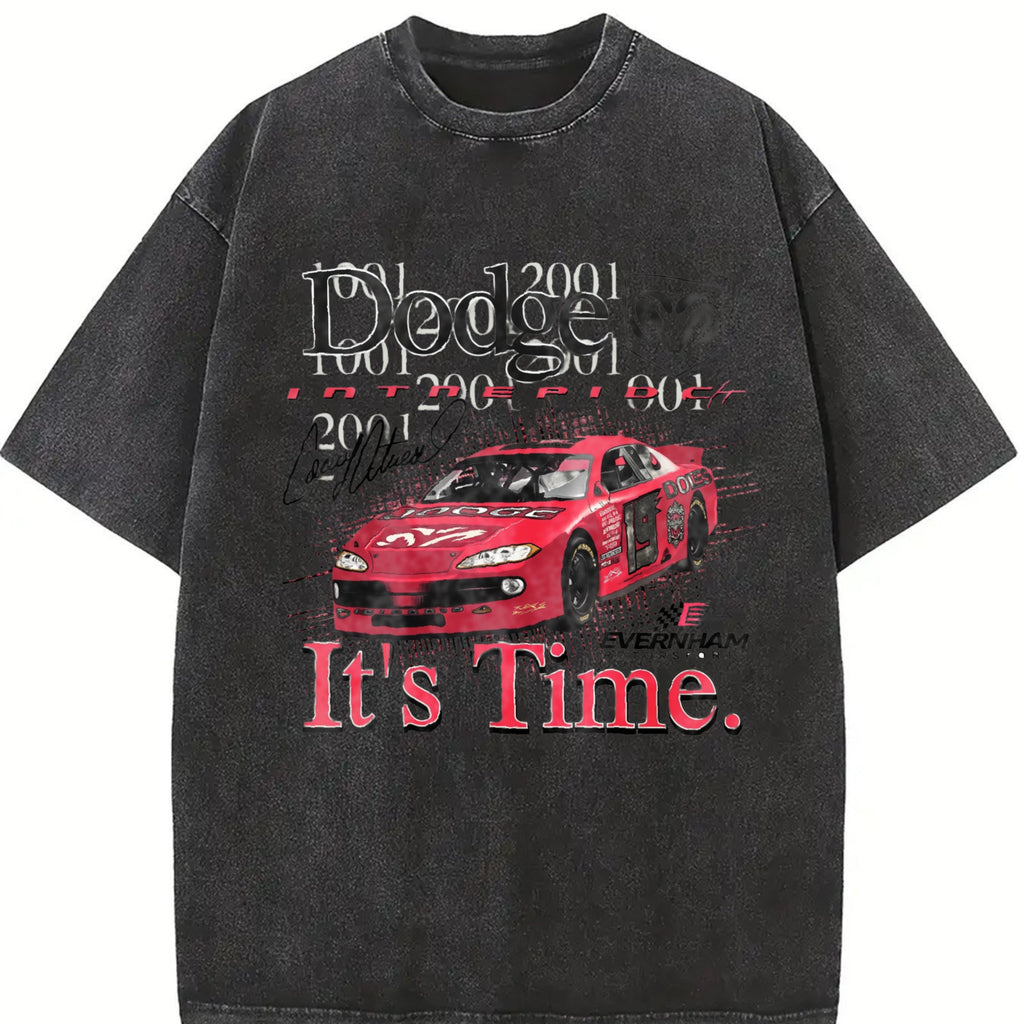 2001 Casey Atwood Dodge Medium White Vintage Washed T-Shirt product image 2