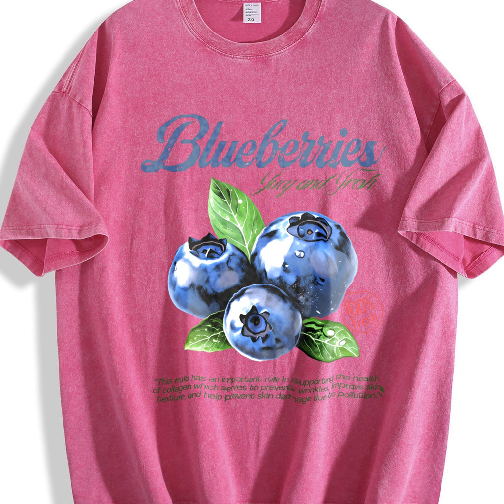 Blueberries Commercial Vintage Washed T-Shirt product image 7