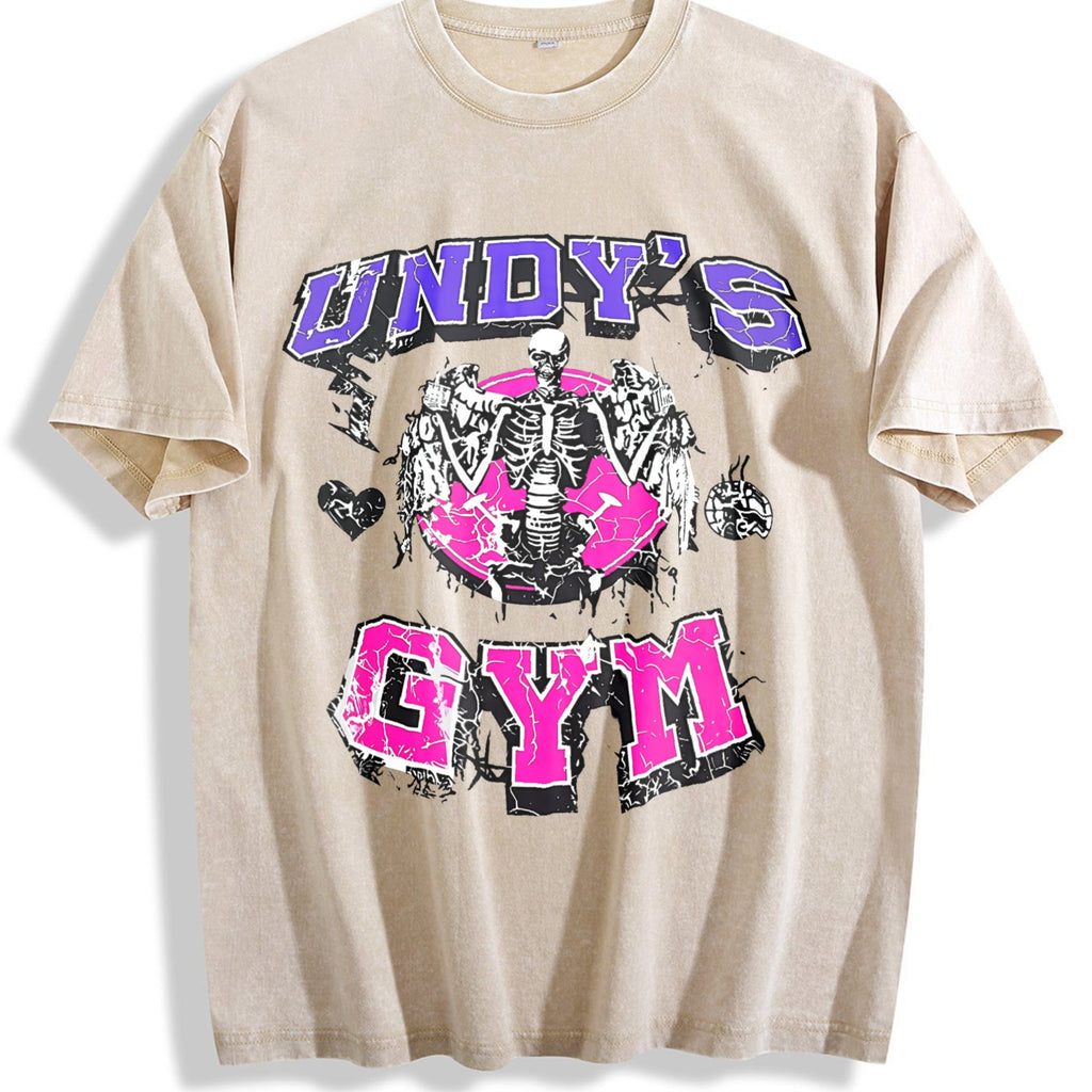 Undy's Gym Skeleton Vintage Washed T-Shirt product image 1