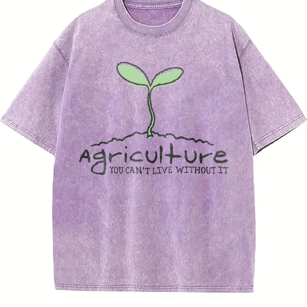 Agriculture You Can't Live Without It Vintage Washed T-Shirt product image 6