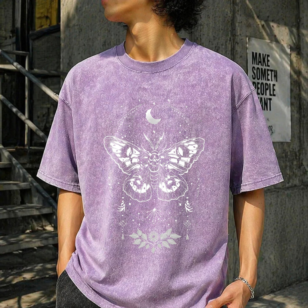 Moth Moon Vintage Washed T-Shirt product image 6