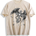 Gothic Cross Wings 100 Boxy Y2K Aesthetic Summer Vibes product image 1