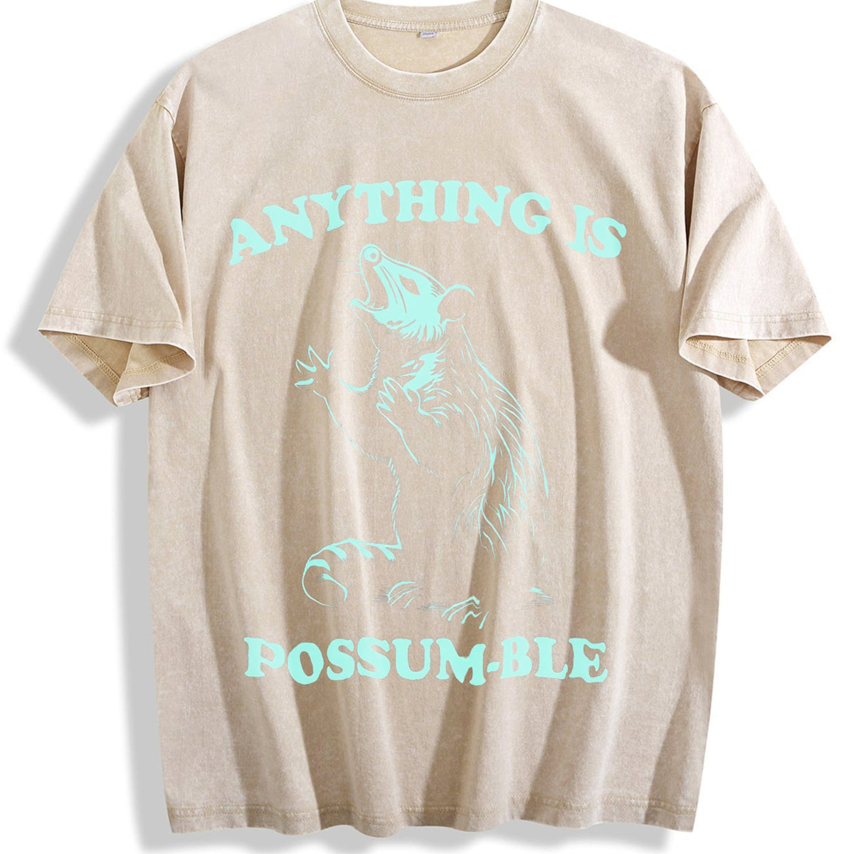 Funny Possum 90s Vintage Washed T-Shirt product image 1