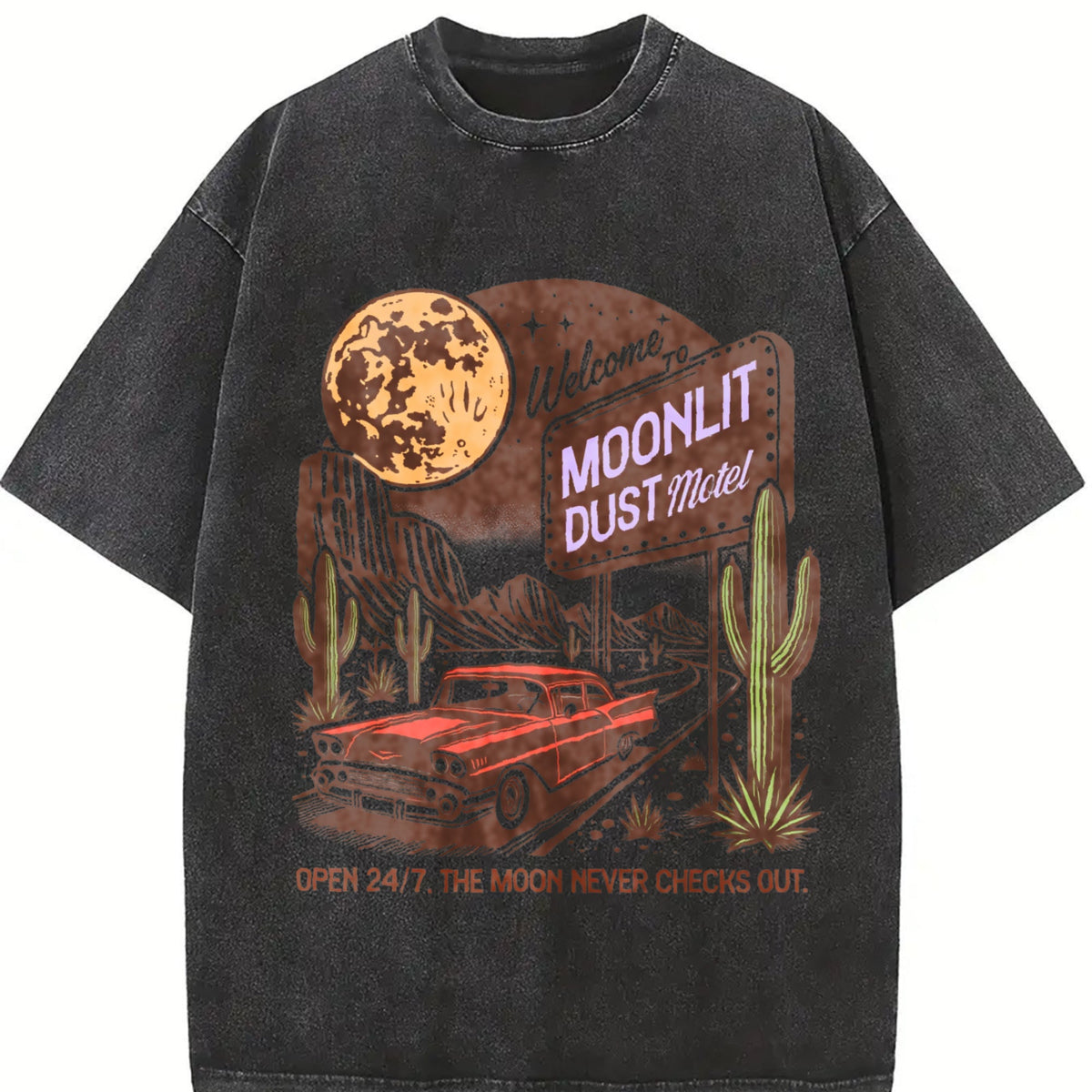 Summer Desert 90s Vintage Washed T-Shirt product image 2