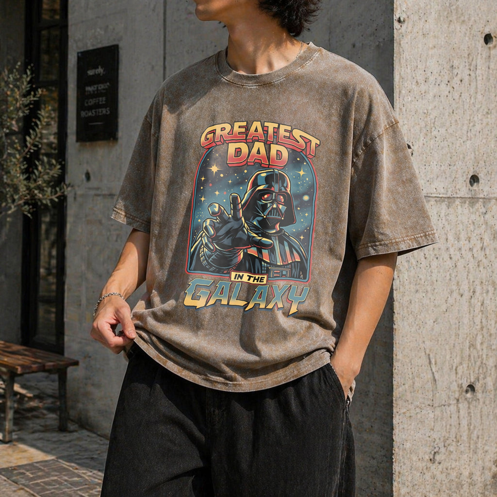 Darth Vader Greatest Dad In The Galaxy Vintage Washed product image 3