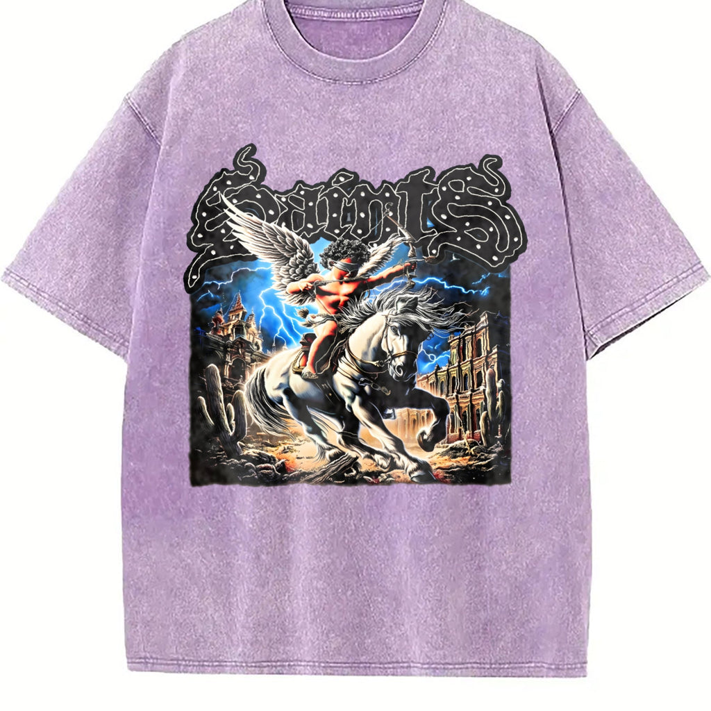 Saint Cherub & Horse Vintage Washed T-Shirt product image 6
