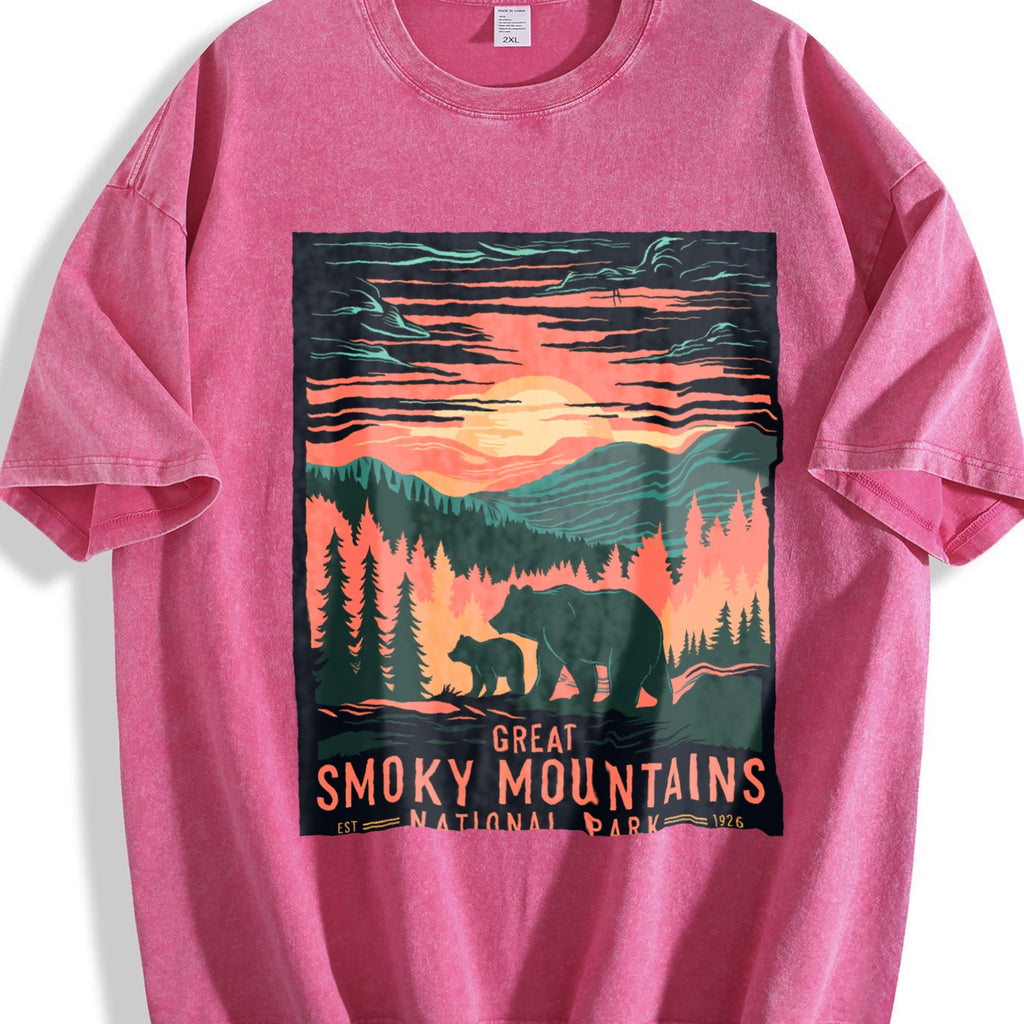 Short-sleeved For A Bear Vintage Washed T-Shirt product image 7