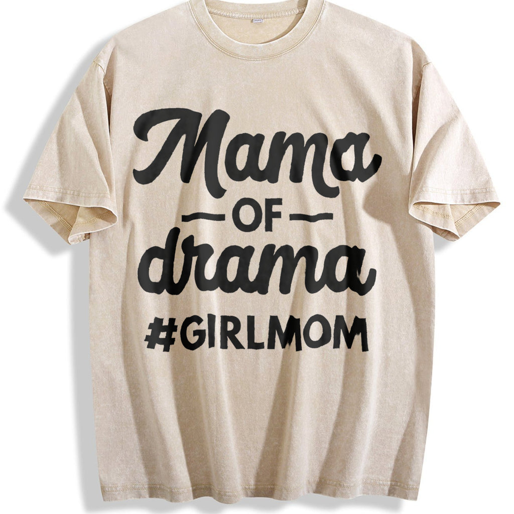 Mama Of Drama Vintage Washed T-Shirt product image 1